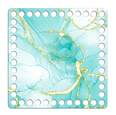 Донышко Принт 15*15см Аквамарин