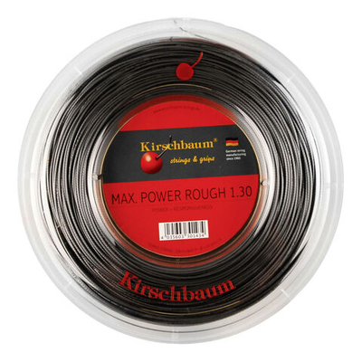 Струны теннисные Kirschbaum Max Power Rough String Reel 200m - Anthracite