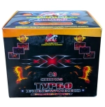 Батарея салютов Турбо (СБ-04901-16) от Белый Тигр, 49 залпов, 16 мм