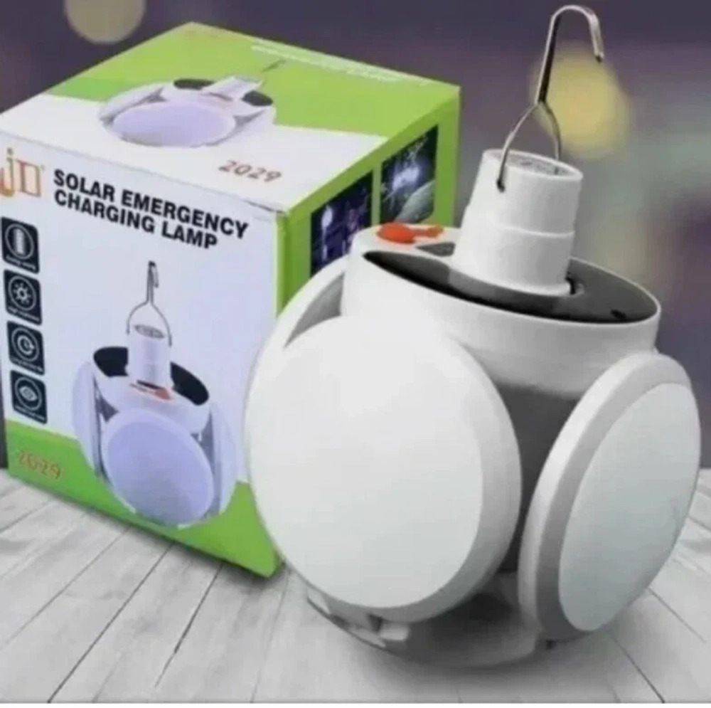Фонарик Solar Emergency Charging Lamp 2029 - 5 режимов, USB-зарядка