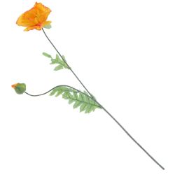 GAEM Цветок искусственный "Мак", L17 W9 H73 см