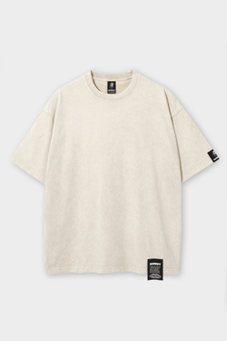 Футболка SHMOT "BLANK" GARMENT DYE Кремовый