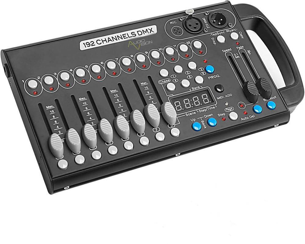 Контроллер световых приборов пульт DMX512 192 каналов