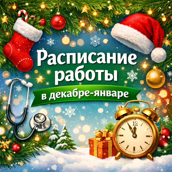 Расписание работы в декабре-январе