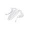 Лягушка Helios Frog 2,56&quot;/6,5 см White 7шт. (HS-21-001)