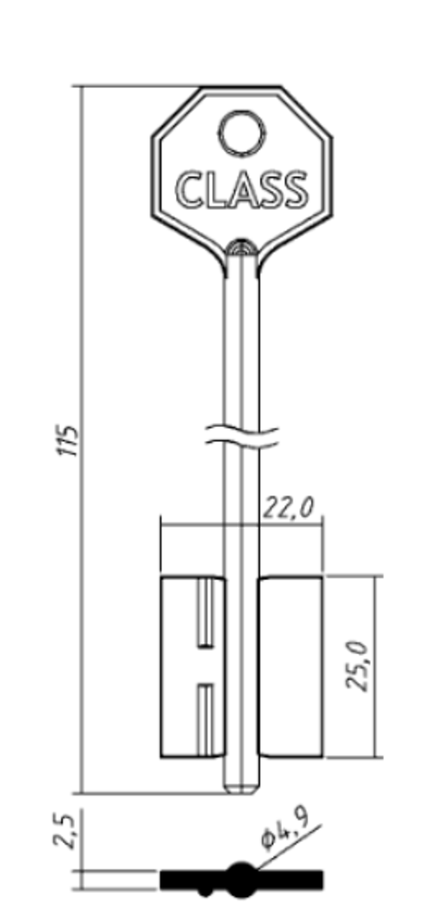 Заготовка дверняк КЛАСС 4 (KLS4D)