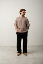 Футболка OVER капучино interlock (без лого)