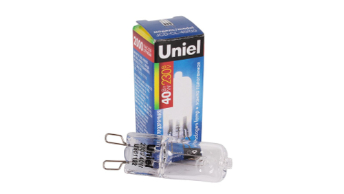 Лампа галоген "Uniel" G9 40вт 230В