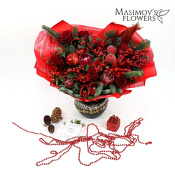 Букет "Новогодний час"