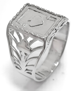 Ювелирное кольцо из серебра от бренда "Эстерелла"