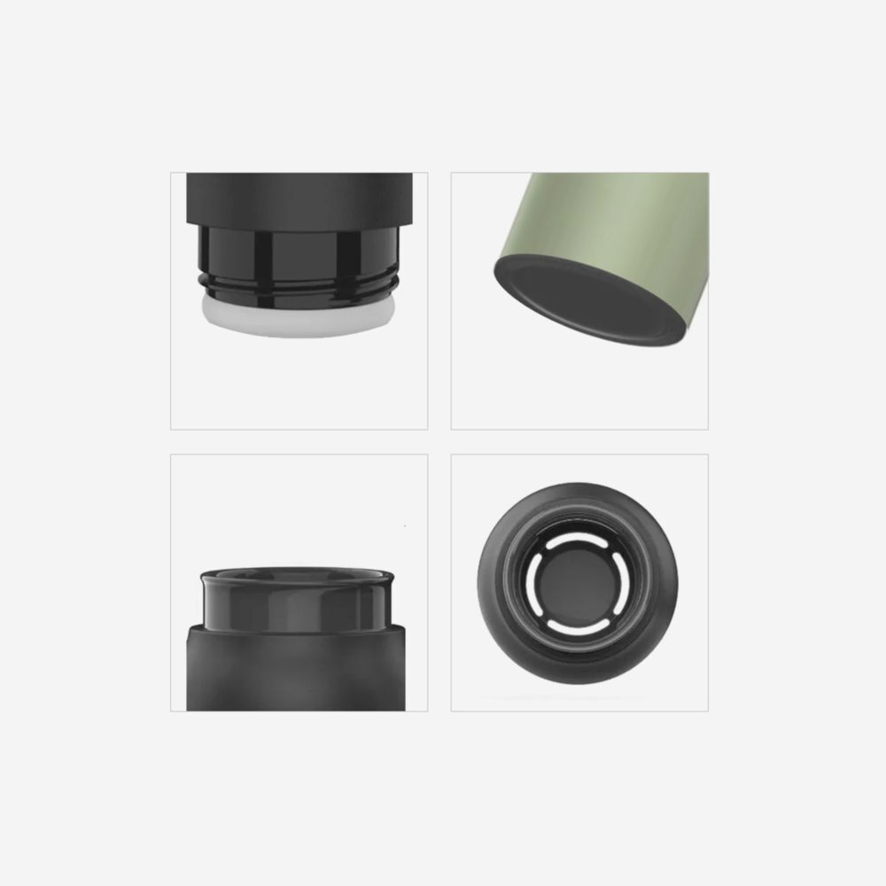 Термос из нерж. стали тм THERMOcafe TCSB-600SY(GR) 0.6L