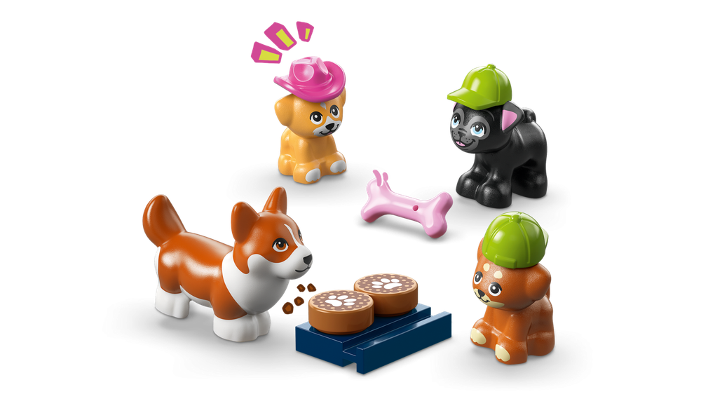 Конструктор Лего Френдс Пекарня с лакомствами для собак 42677 | LEGO Friends Dog Treat Bakery игровой набор 278 дет 6+
