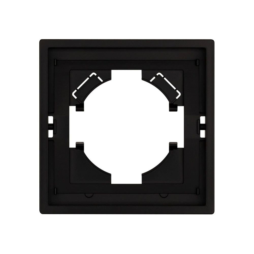 Рамка пластиковая FRM-TENDO-PL-1-BK (Arlight, Черный) 053836