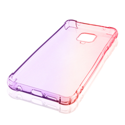 Чехол ROSCO для Xiaomi Redmi Note 9 Pro;Xiaomi Redmi Note 9S оптом (арт. XM-RN9S-HARD-TPU-PINK-PURPLE)