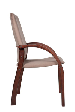 Стул для посетителей ДЖУНО ЛЮКС (ткань, кожа, экокожа)