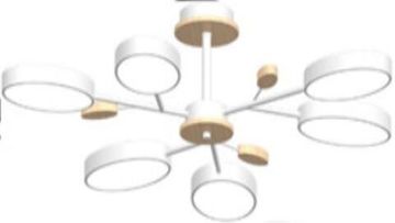 Потолочный cветильник LED4U L3220-830 WH