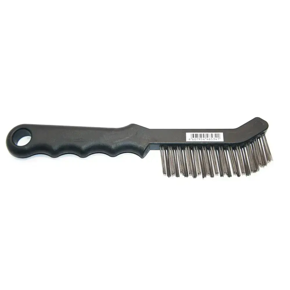 Щетка ручная кордщетка два ряда углеродистая сталь