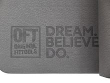 Коврик для йоги и фитнеса 185 х 80 см толщина 8 мм TPE серый