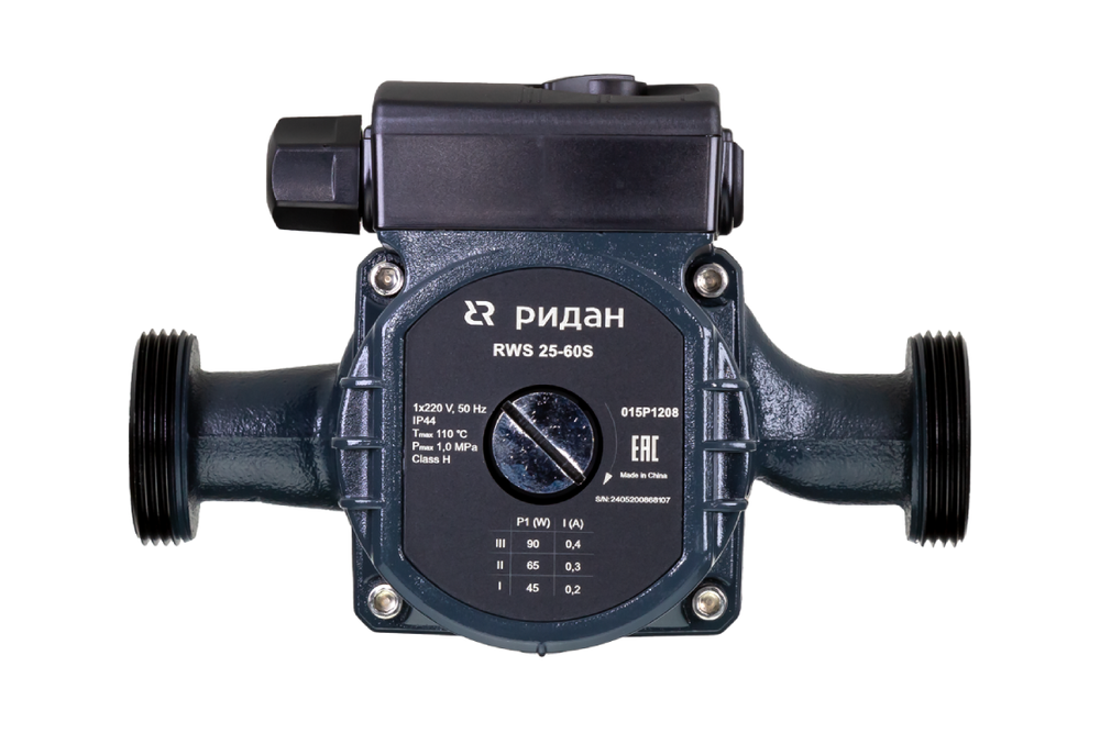 Циркуляционный насос с мокрым ротором RWS, Ридан