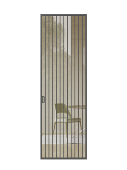 Раздвижная алюминиевая перегородка Minoli Split 13