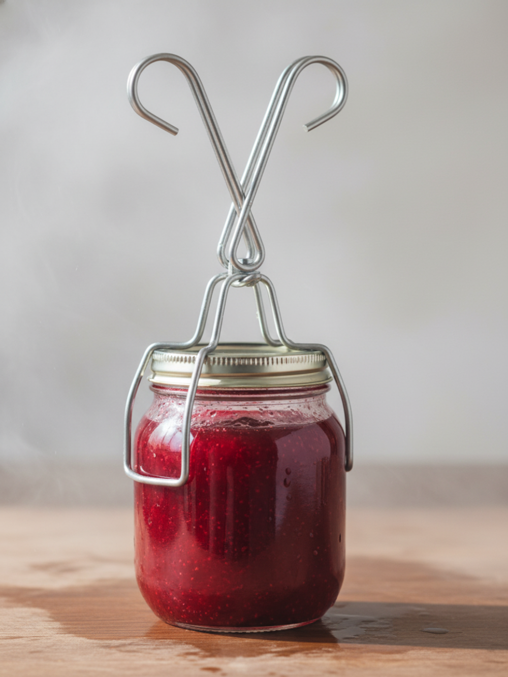 Захват для банок, винтовой, для солений, серебристый, 1 шт, прочный