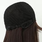 Парик искусственный с чёлкой, 60 см, каштановый цвет