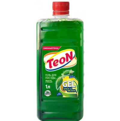 TEON гель для посуды  "Лайм и лимон" 1000 мл.