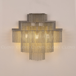 Бра Cloyd ONASSIS W3 / выс. 27 см - хром (арт.20371)