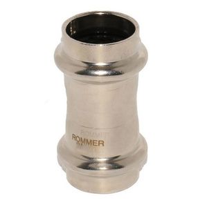 Муфты Rommer равнопроходные прессовые из нерж. стали (RSS-0017)