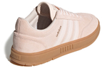Adidas Neo Gradas Synthetic Leather Slip Resistant Low top Skateboard Shoes Women"s Nude Pink