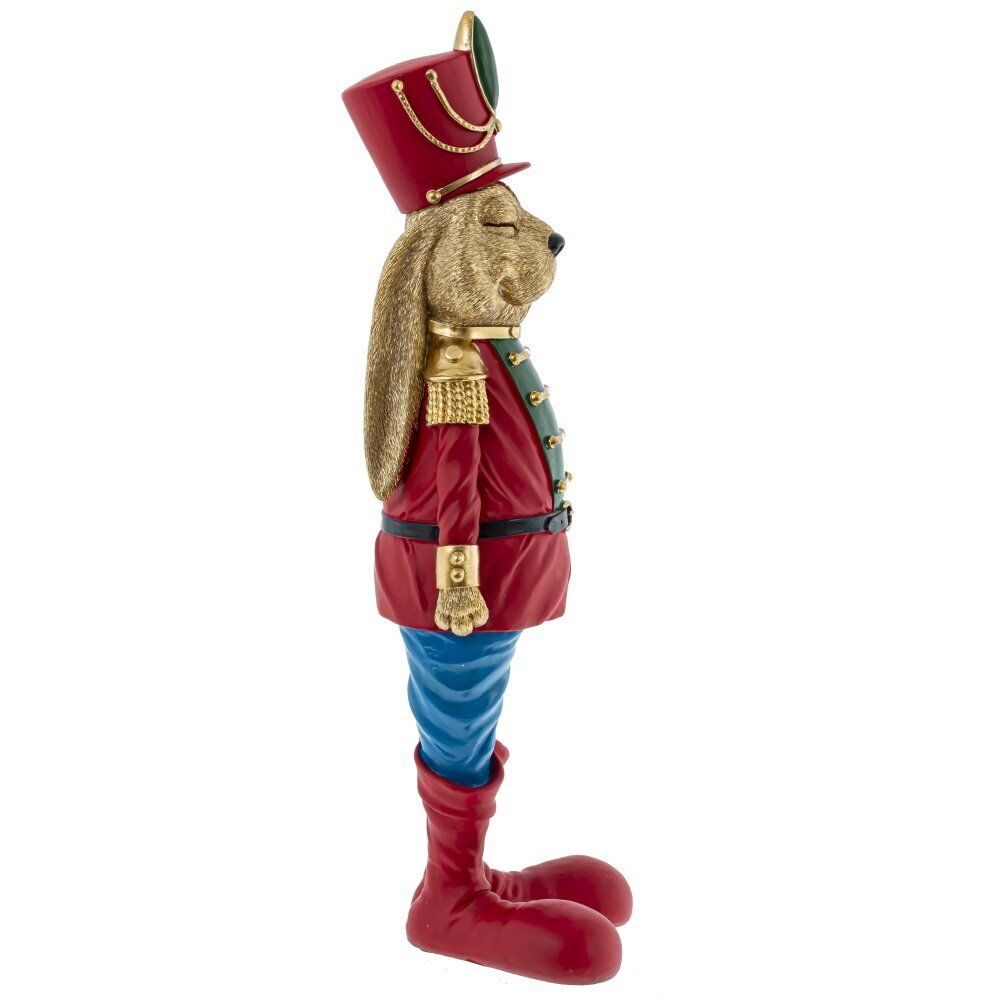 GAEM Фигурка декоративная "Солдатик-зайка", L11,5 W10 H37 см