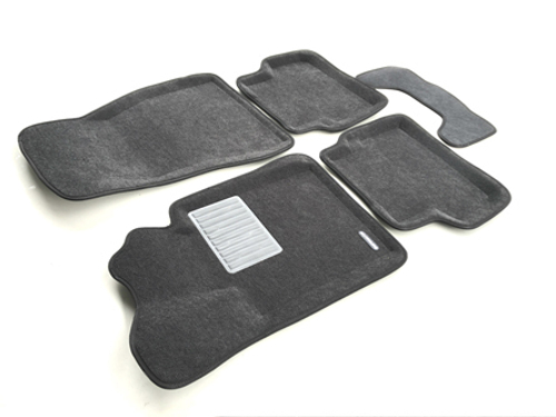 Коврики салона для BMW 5 (G30) (2017-) Euromat 3D Business серые. Арт. EMC3D-001219G