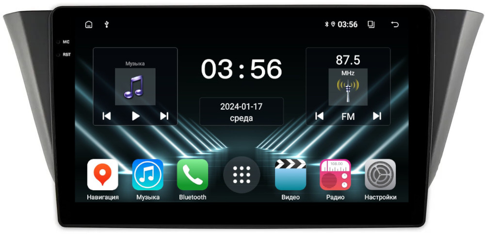 Магнитола для Iveco Daily 2015+ - FarCar DX3004M монитор 9.5" IPS на Android 13, 4+64Гб, CarPlay