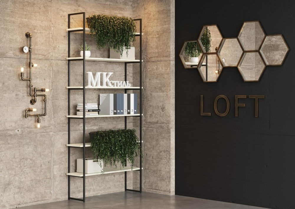 Спальня LOFT Стиль Лофт дуб крафт золотой