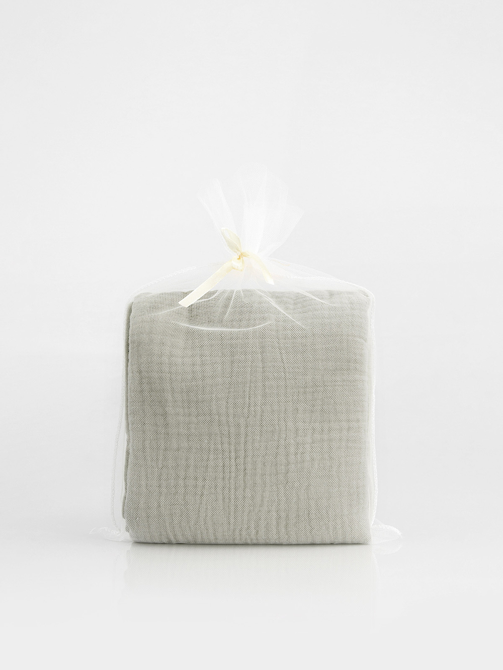 Плед-пелёнка Mjölk Olive из муслинового хлопка