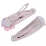 Зажимы для волос детские 2шт «Happy smile», мишка с бантиком, микс 4 цвета, 5*2см