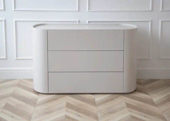 Комод Lagom 3 ящика ширина 120 см (дымка)