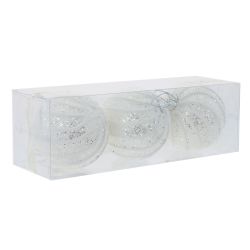 GAEM Набор из 3шт Украшение новогоднее "Шар", D 8 см, L23,5 W8 H8 см