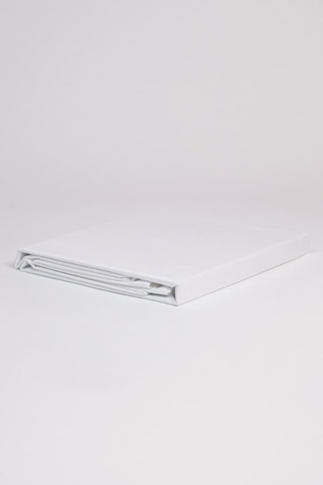 Простыня на резинке 200x200x40 German Grass Noble Traditions Glace White белая