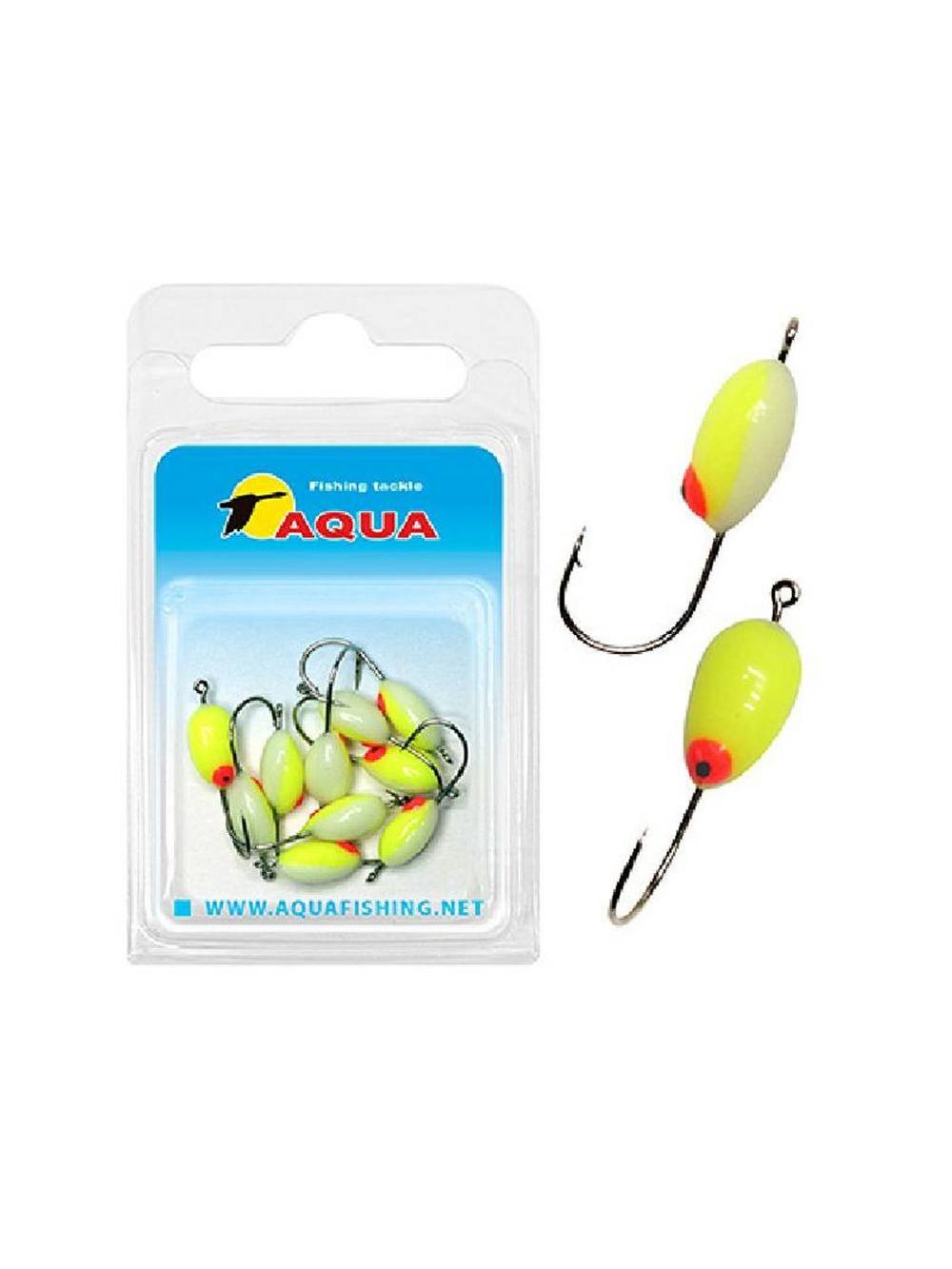 Мормышка фосфорная №06, крючок №12 (2 упакпо 10 шт) 0,08g