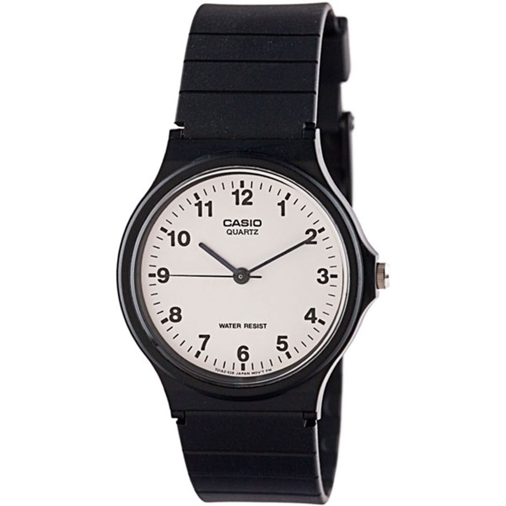 Casio MQ-24-1E - Orologio Da Polso Analogico Al Quarzo - Cinturino In Resina Nero - Design Classico E Leggero