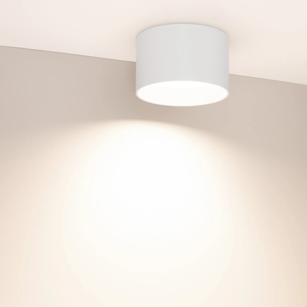 Светильник SP-BISCOTTO-R140-15W Warm3300-MIX (WH, 80 deg, 230V) (Arlight, IP54 Металл, 5 лет) 054917