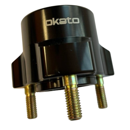 Задняя ступица 30х50 паз 6мм Okato алюминий