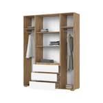 Шкаф четырехстворчатый с ящиками Хелен ШК 05