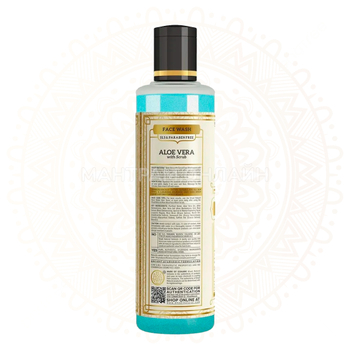 Средство для умывания Khadi Natural Face Wash Aloe vera с алоэ вера 210 мл
