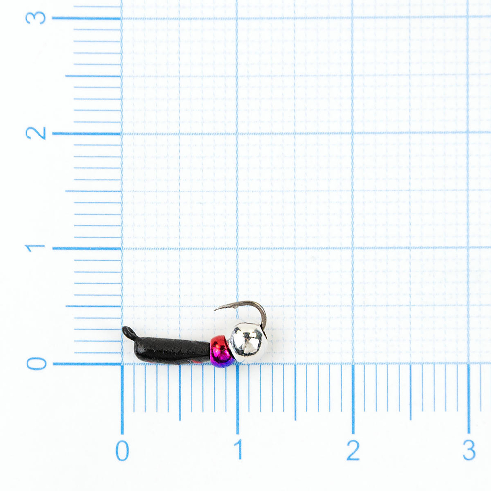 Мормышка Владимирская 617 "Гвоздик Тандем", 2мм, 0.6гр (10шт/уп)