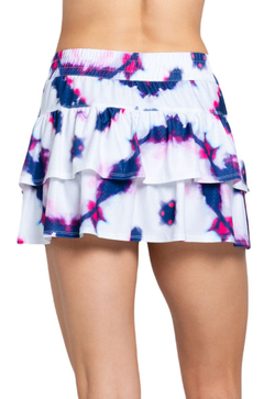 Теннисная юбка Lucky in Love The Berry Buzz High Waist Berry Burst - разноцветный