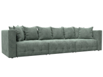 Диван прямой Лига-052 НПБ Лонг, BRUT 08 ВЕЛЮР зеленый
