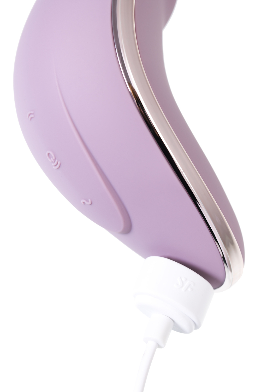 Вакуум-волновой стимулятор клитора с вибрацией Satisfyer Vulva Lover 1, силикон, сиреневый, 11,9 см