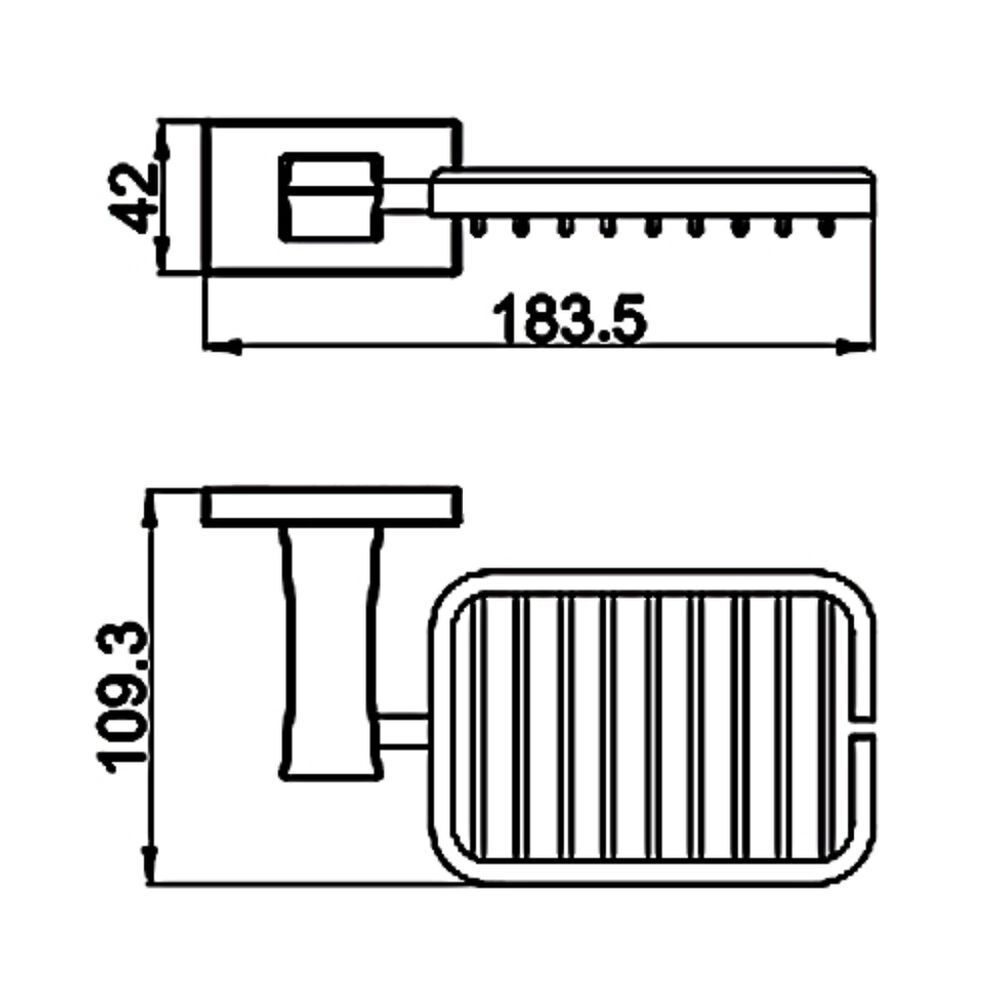 Мыльница настенная, Gappo, мет-л, чер, G0702-16